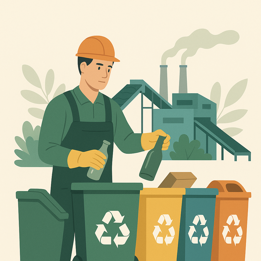 OPERATOR INSTALAȚIE DE SORTARE ȘI RECICLARE DEȘEURI MENAJERE ȘI ASIMILABILE